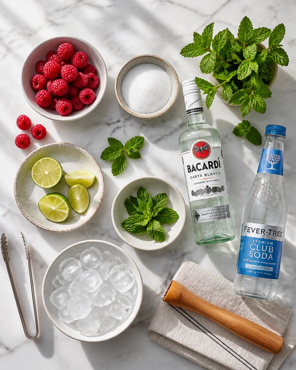 Raspberry Mint Mojito