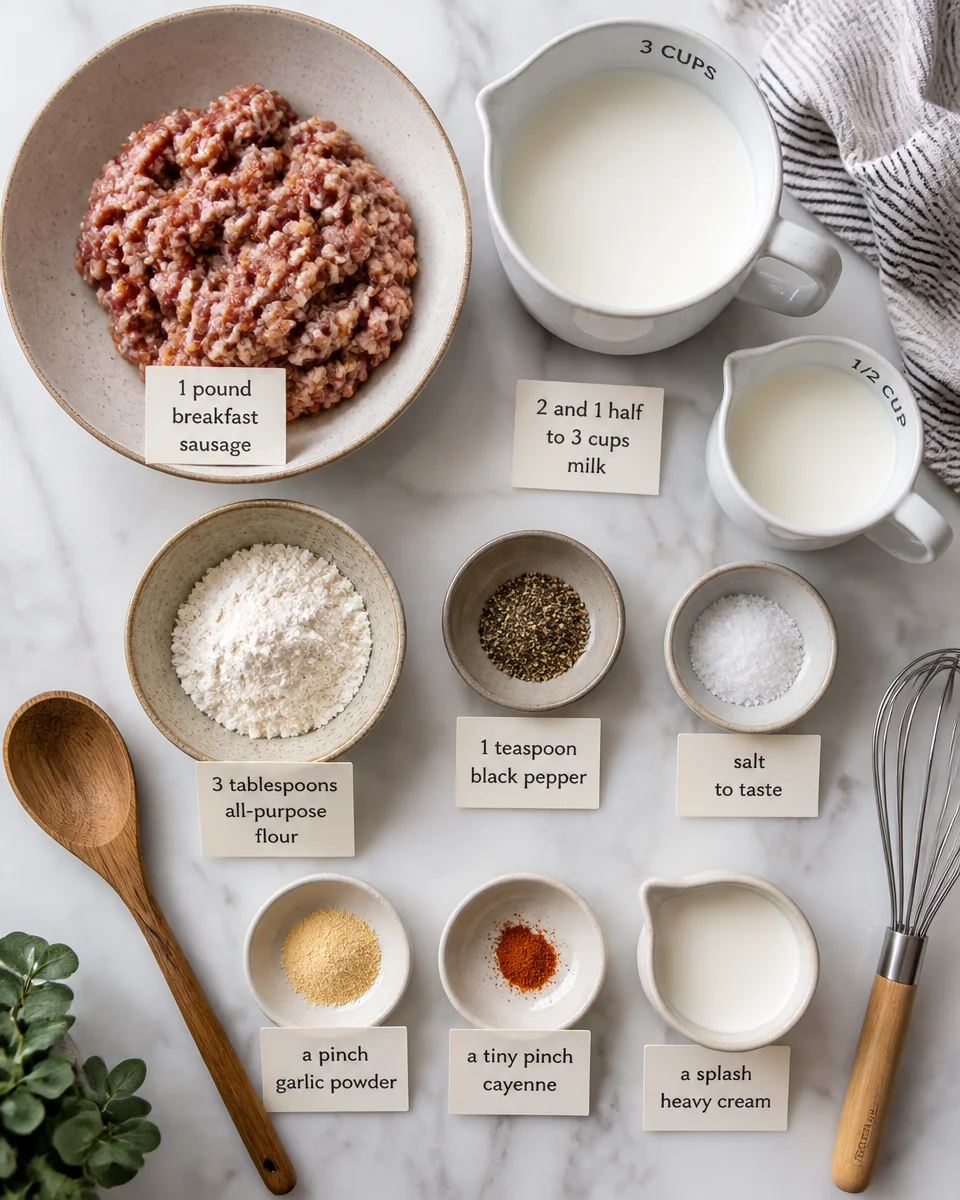 Sausage Gravy from Scratch