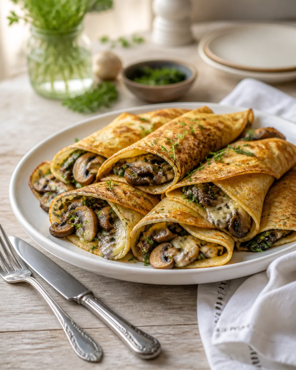 Savory Breakfast Crepes