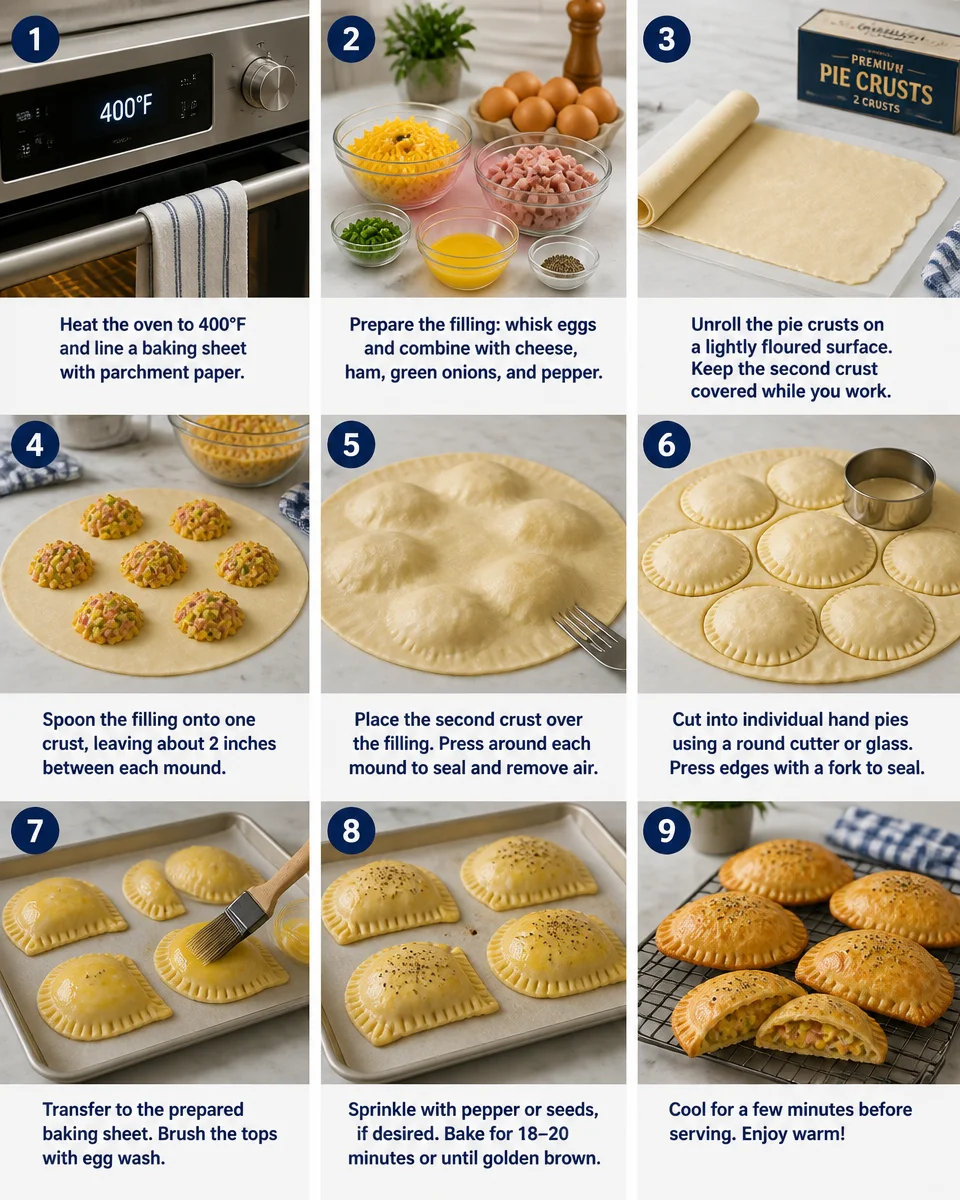 Savory Egg and Cheese Hand Pies