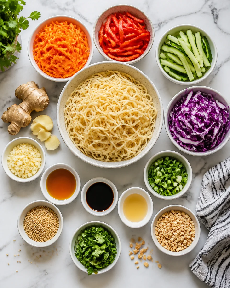 Sesame Ginger Noodle Salad