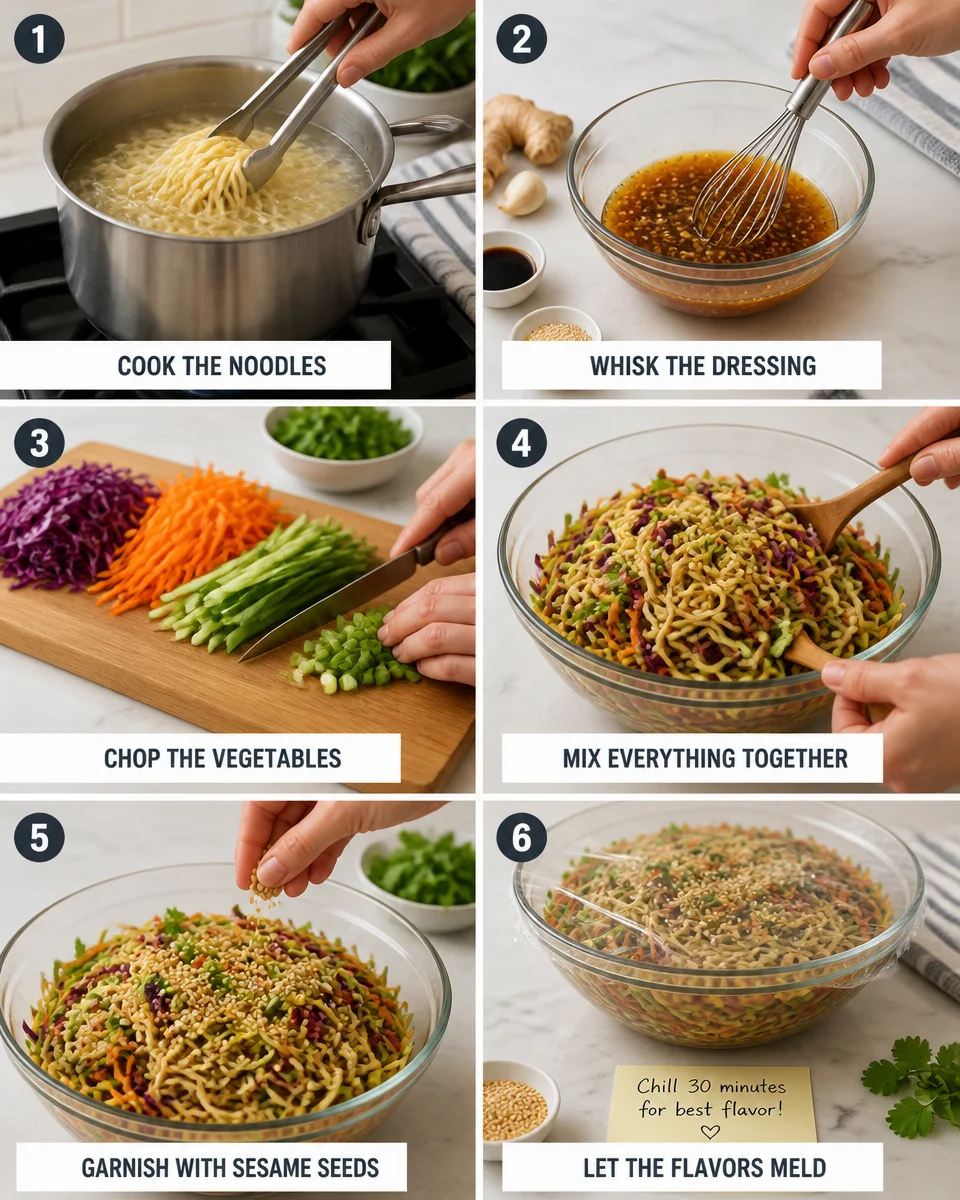 Sesame Ginger Noodle Salad