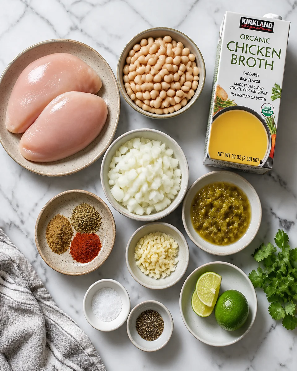 Slow Cooker White Bean Chicken Stew