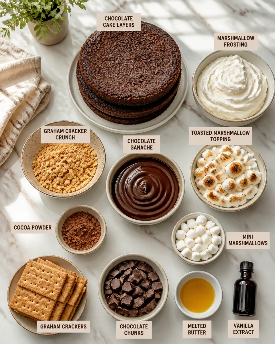 S'mores Layer Cake