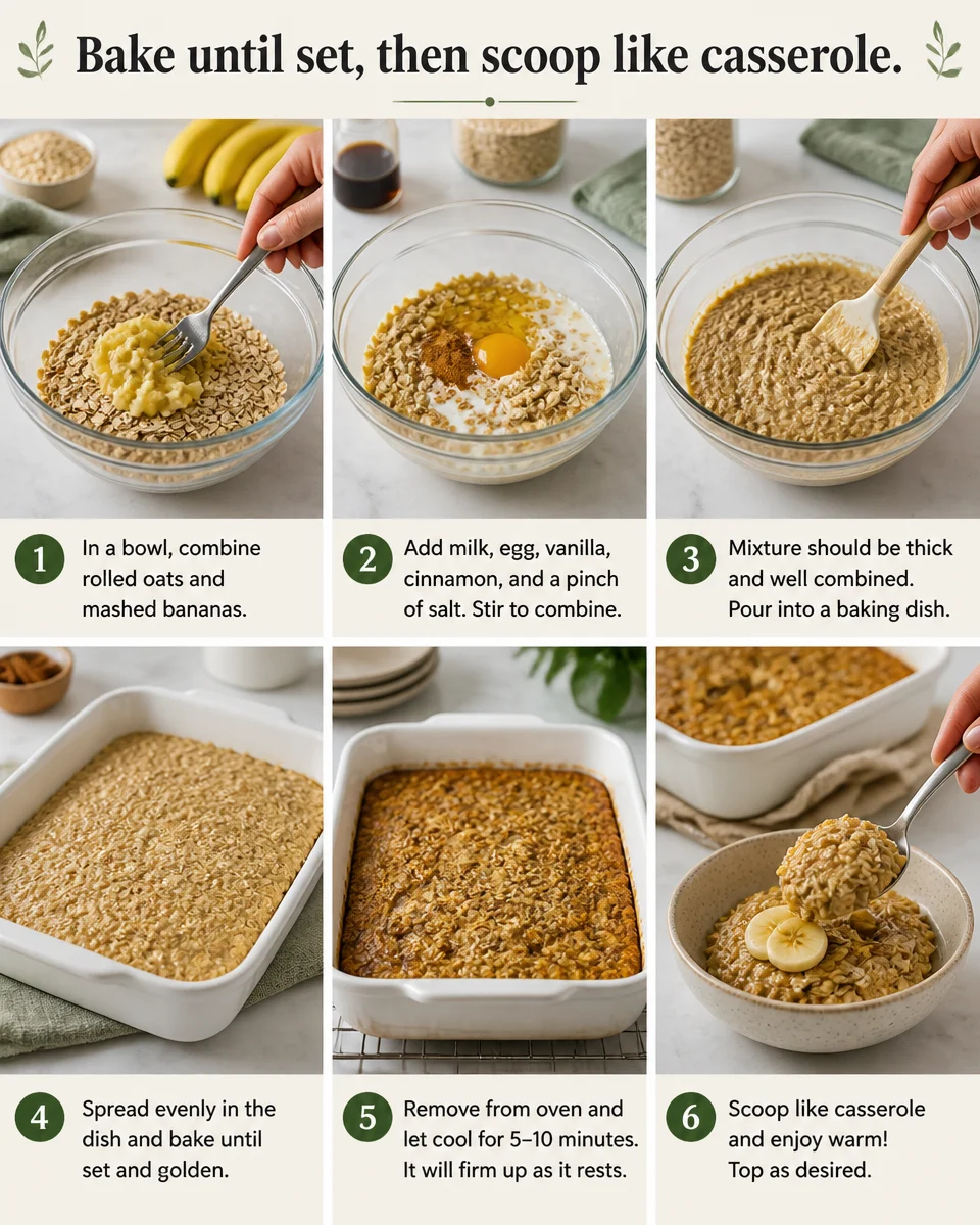 Strawberry Banana Baked Oatmeal
