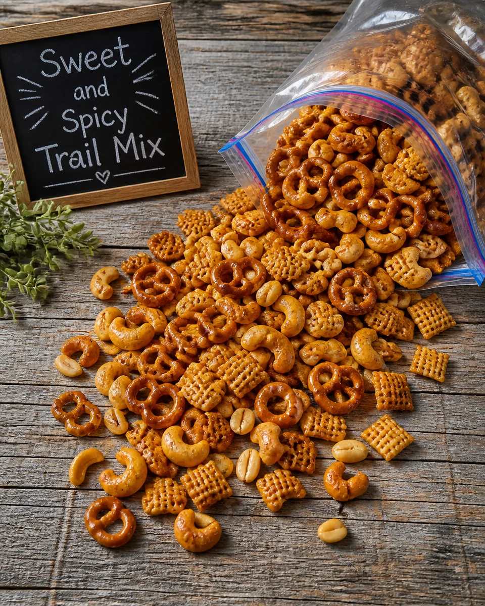 Sweet and Spicy Trail Mix