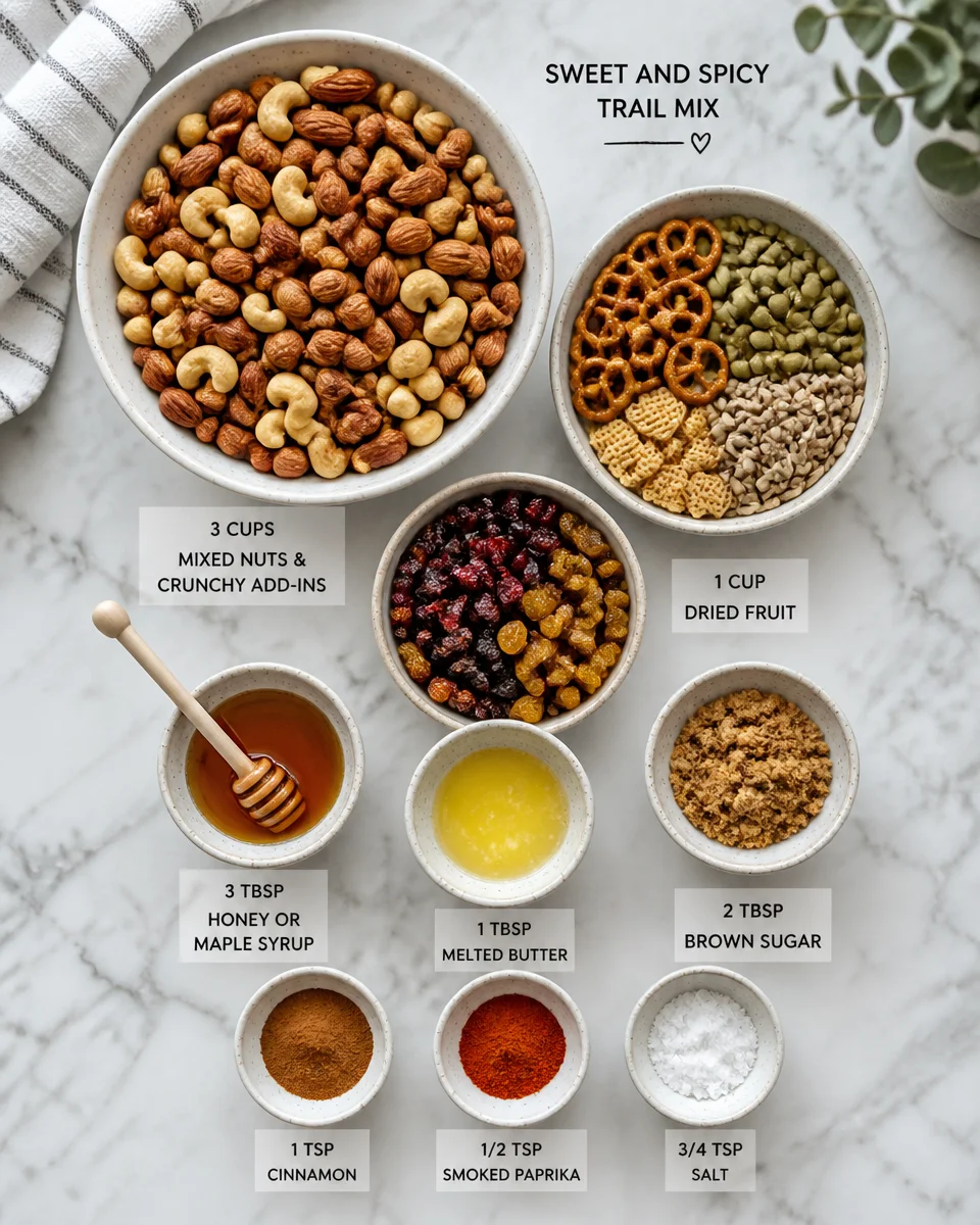 Sweet and Spicy Trail Mix