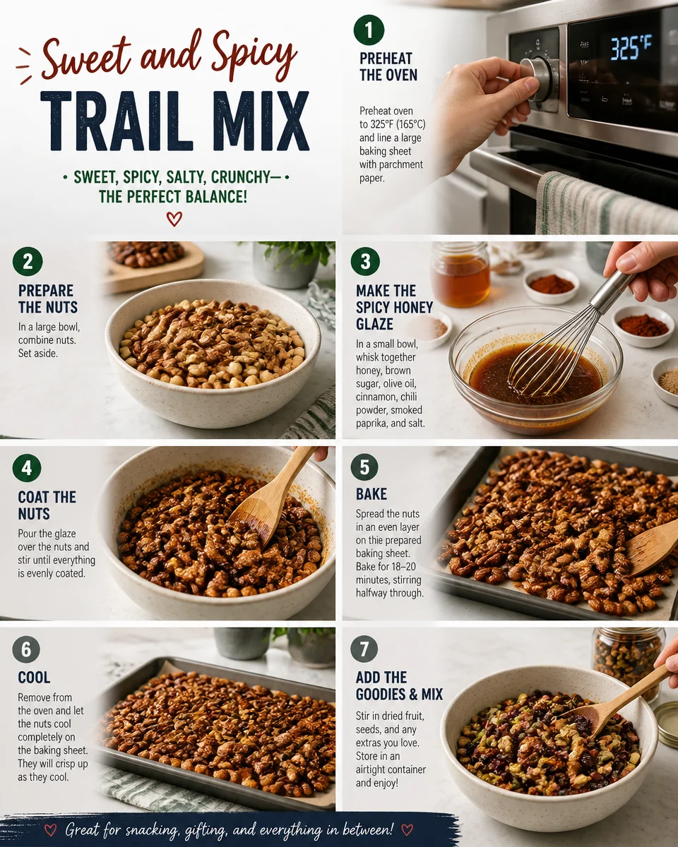 Sweet and Spicy Trail Mix