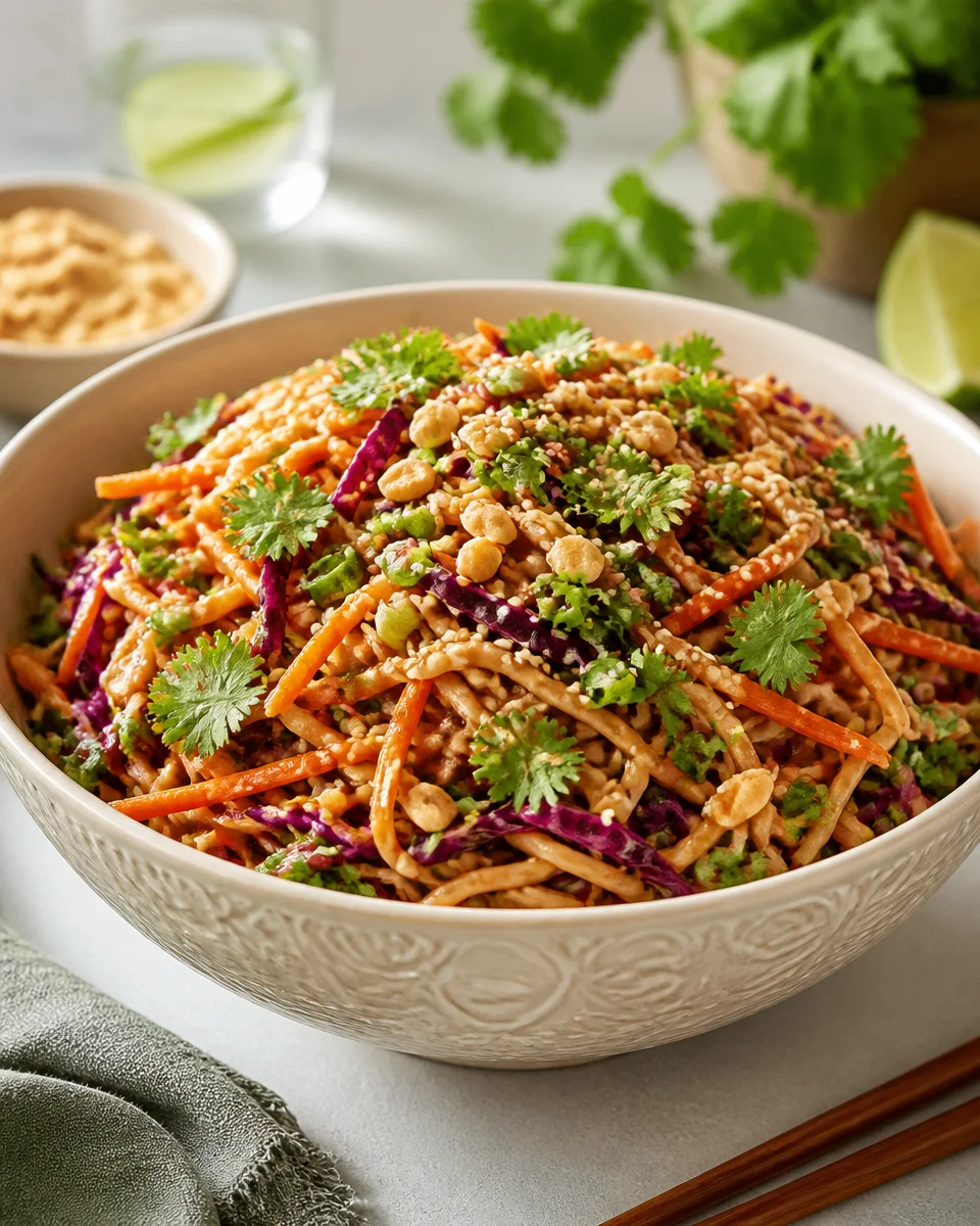 Thai Peanut Noodle Salad