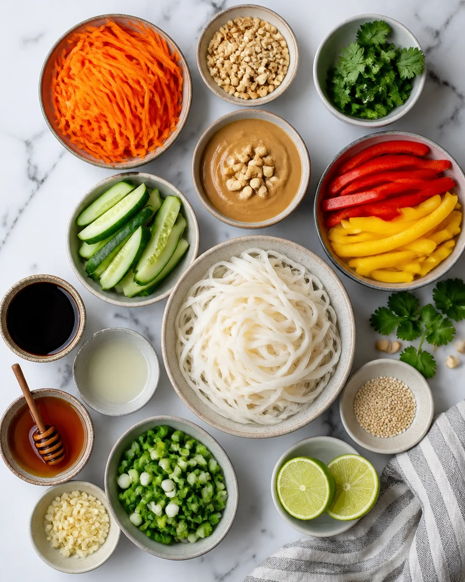 Thai Peanut Noodle Salad