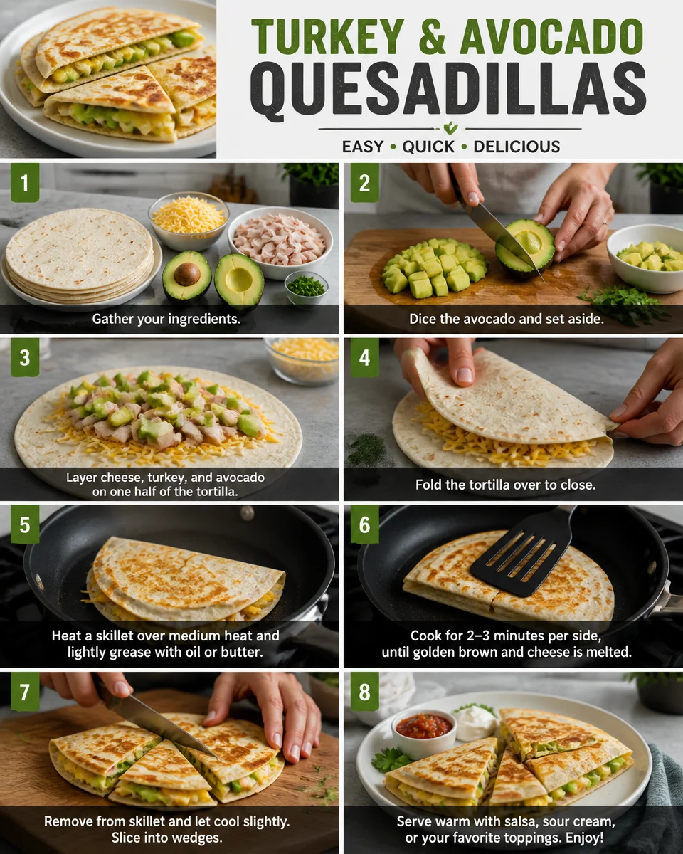 Turkey and Avocado Quesadilla
