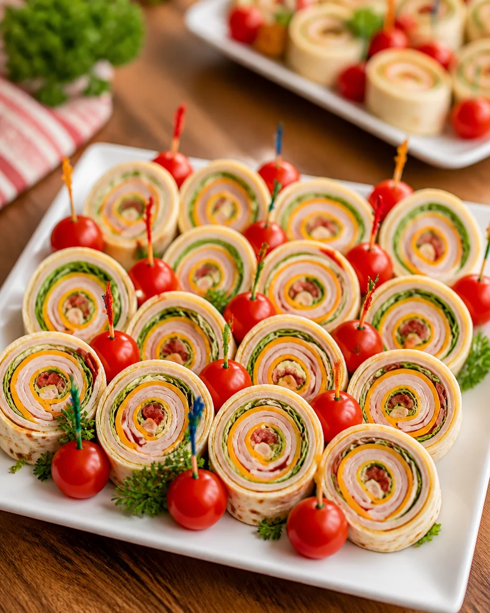 Turkey Club Pinwheels