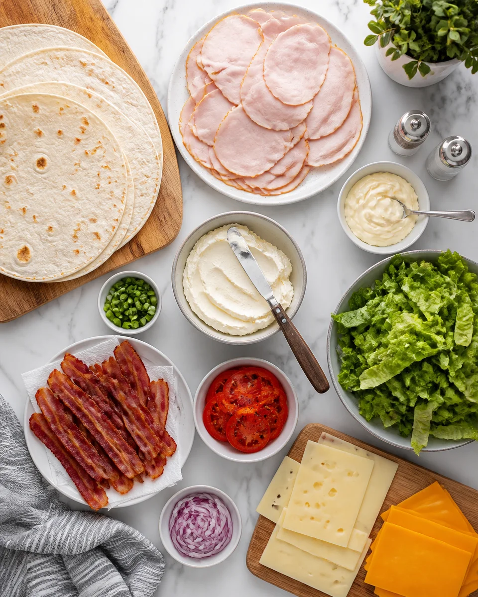 Turkey Club Pinwheels