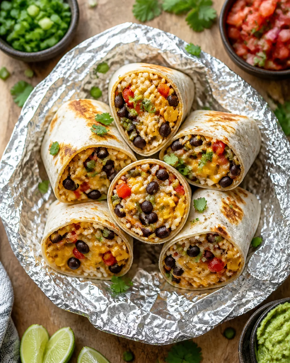 Veggie Loaded Breakfast Burritos (Meal Prep)
