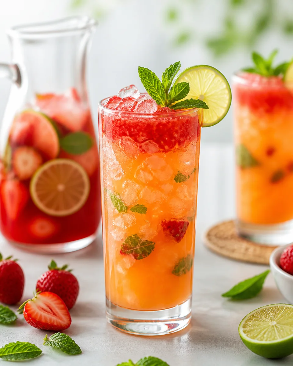 Virgin Strawberry Mojito