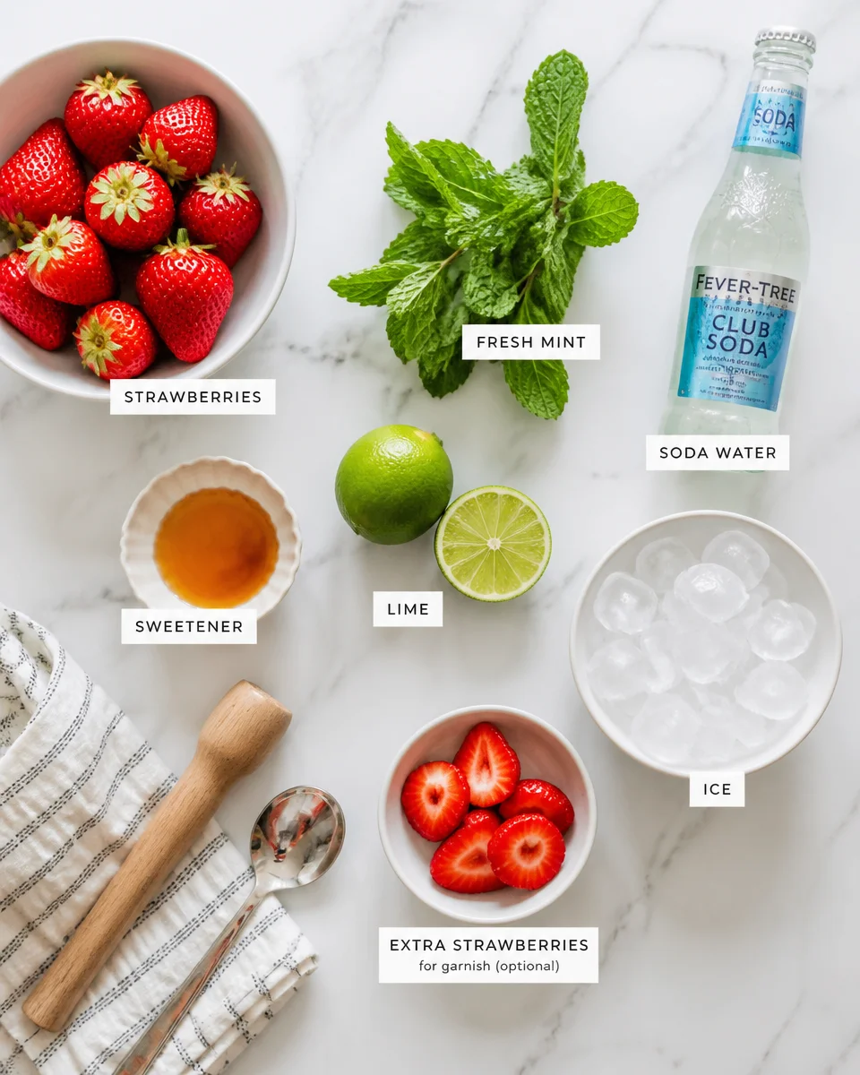 Virgin Strawberry Mojito