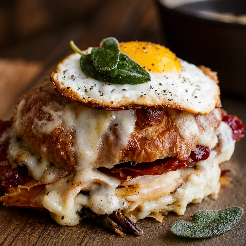 Delicious Black Friday Leftover Turkey Sandwich with gravy and toppings