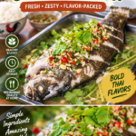 Thai Steamed Fish with Coconut Lemongrass Sauce