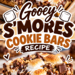 Gooey S'mores Cookie Bars Recipe