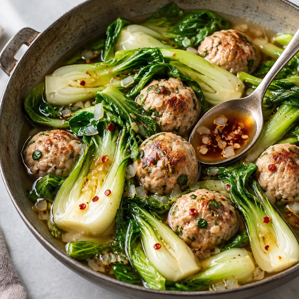 Sautéed bok choy with garlic and soy sauce, a quick and flavorful side dish.