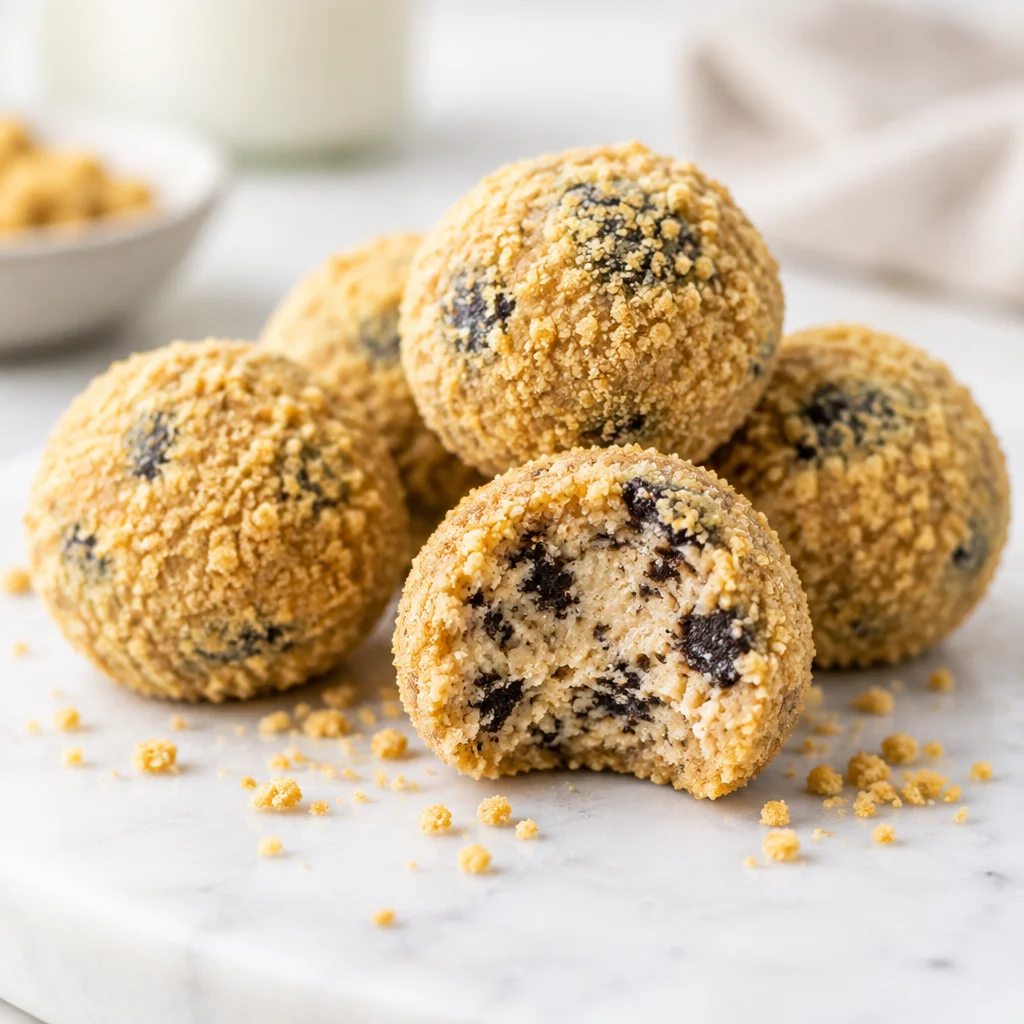 Delicious no-bake Moose Farts cookie treat made with chocolate, coconut, and graham crumbs.
