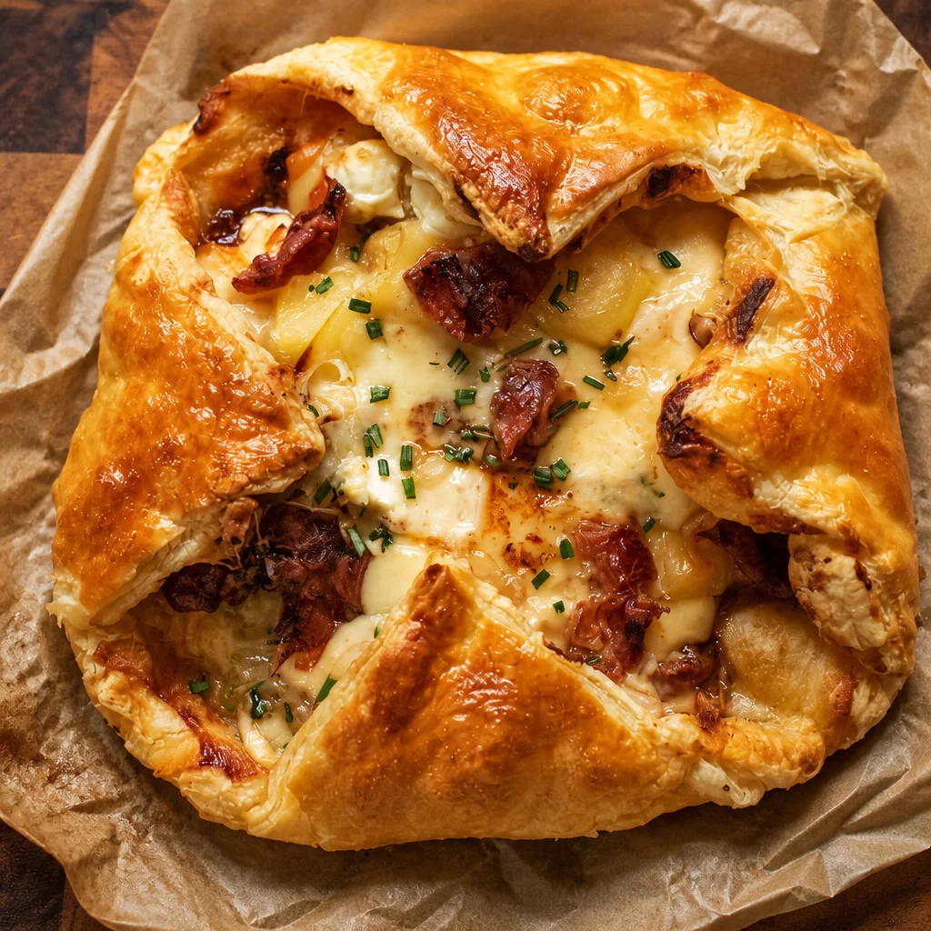 Delicious savory puff pastry recipes featuring golden tarts and cheesy twists.