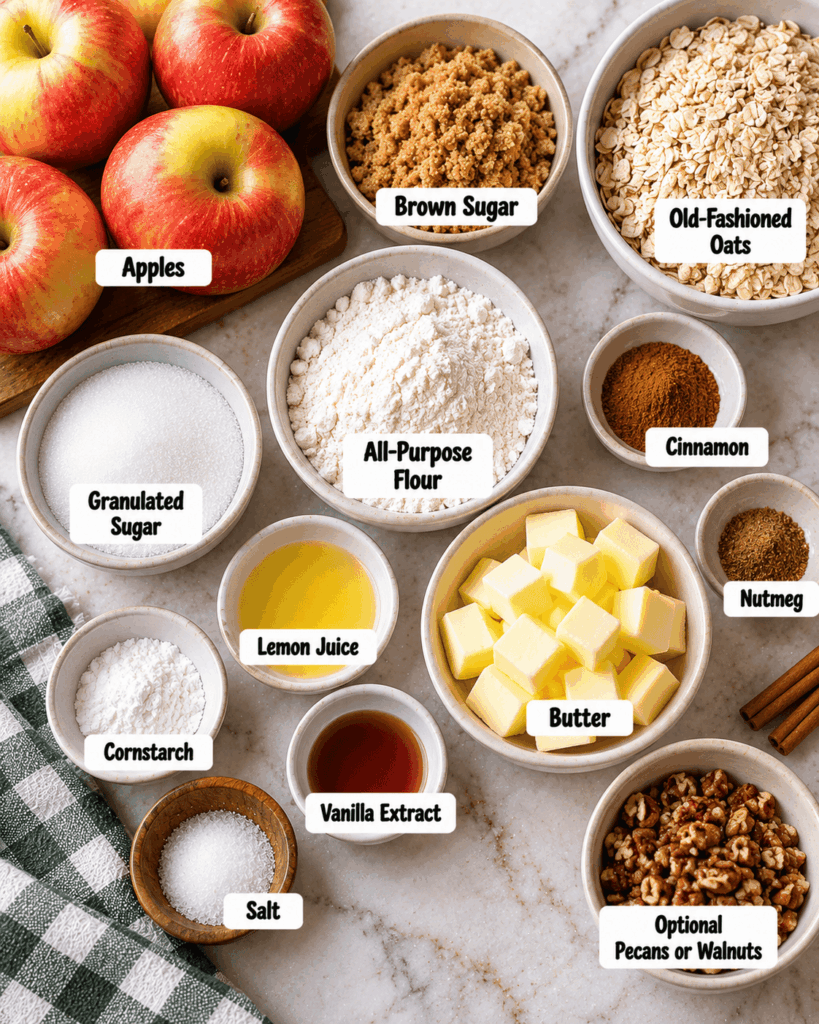 Old-Fashioned Apple Crisp Recipe