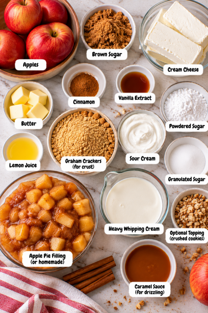 Apple Pie Cheesecake Trifles