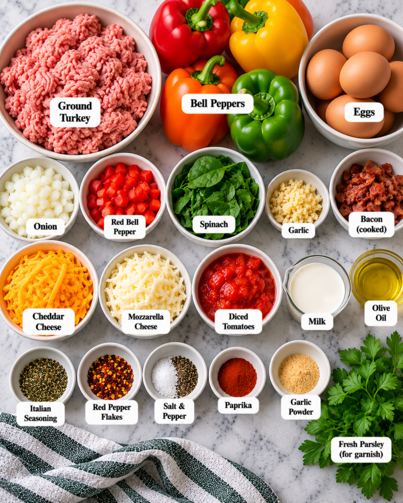 Breakfast Stuffed Peppers with Eggs