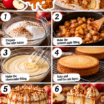 Caramel Apple Cheesecake Cake