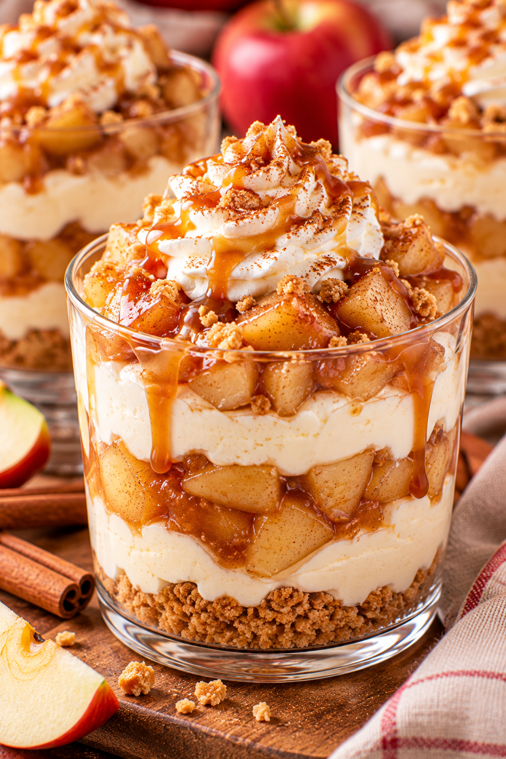 Apple Pie Cheesecake Trifles