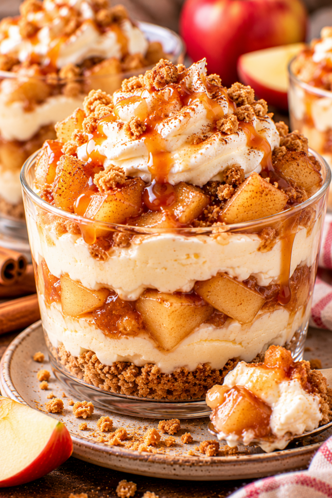 Apple Pie Cheesecake Trifles