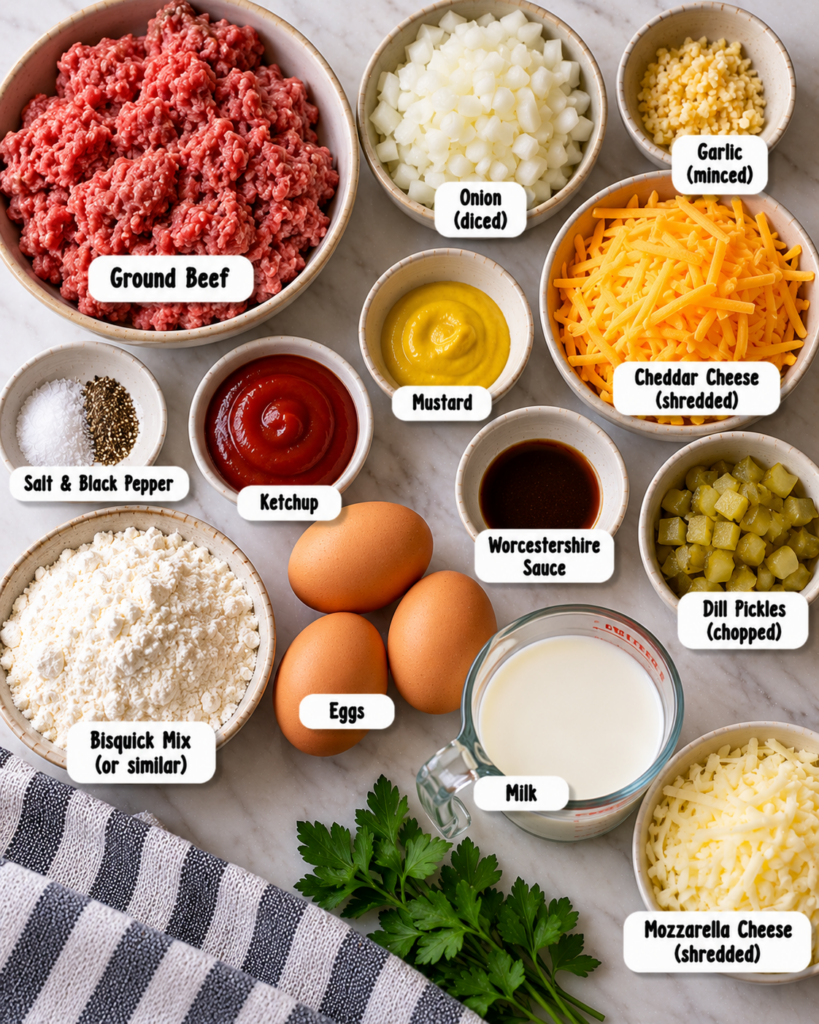Easy Cheeseburger Pie Recipe