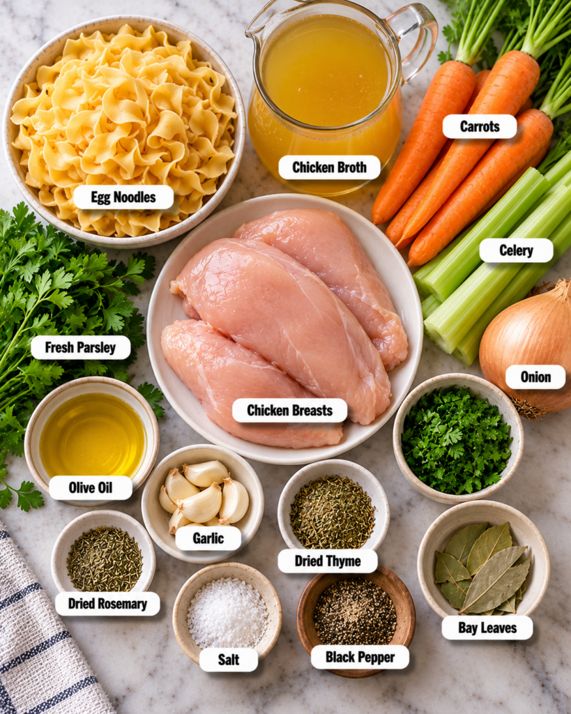 Homemade Chicken Noodle Soup Recipe (1)