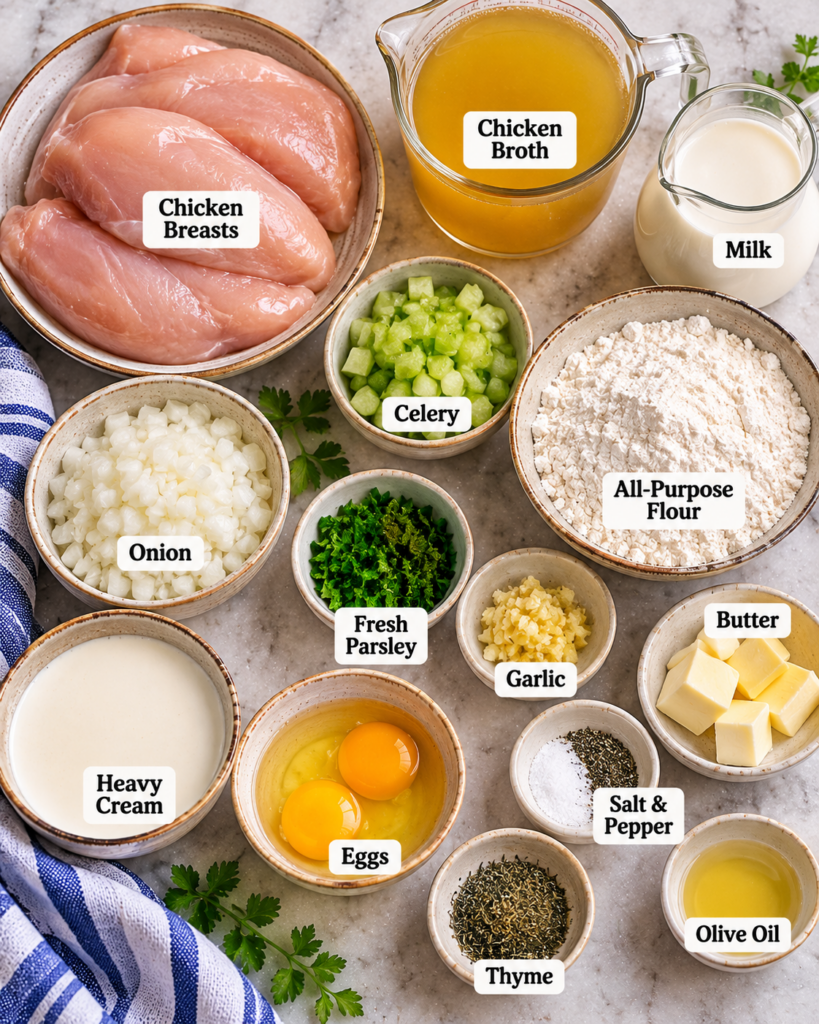 Old-Fashioned Chicken and Slick Dumplings