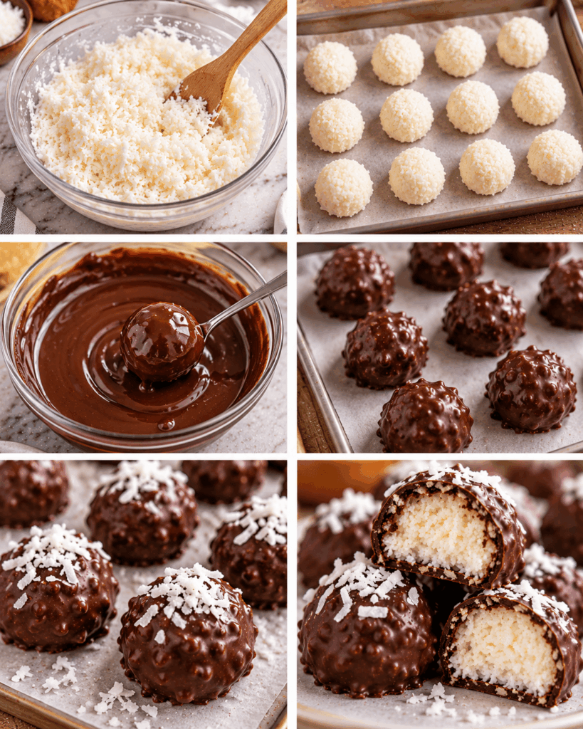 Dark Chocolate Coconut Candy Bites