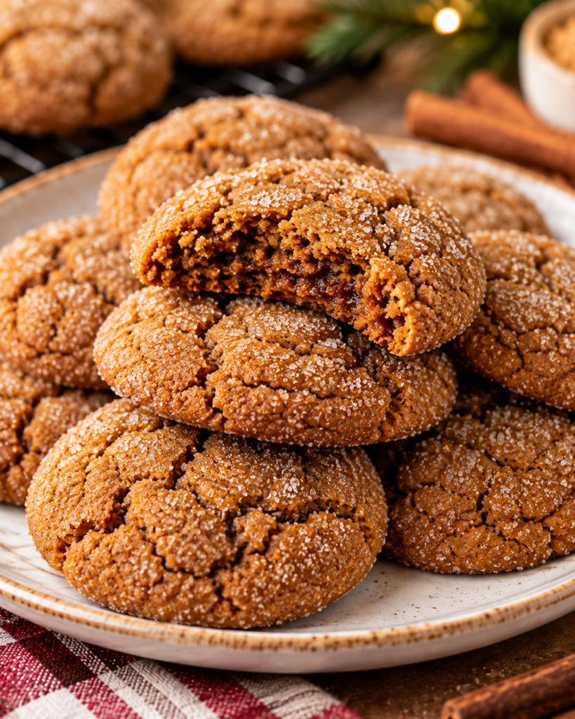 Old-Fashioned Soft Molasses Cookies