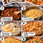 Baked Cream Cheese Spaghetti Casserole