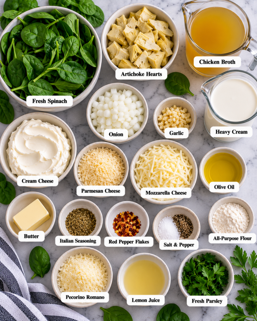 Creamy Spinach Artichoke Soup