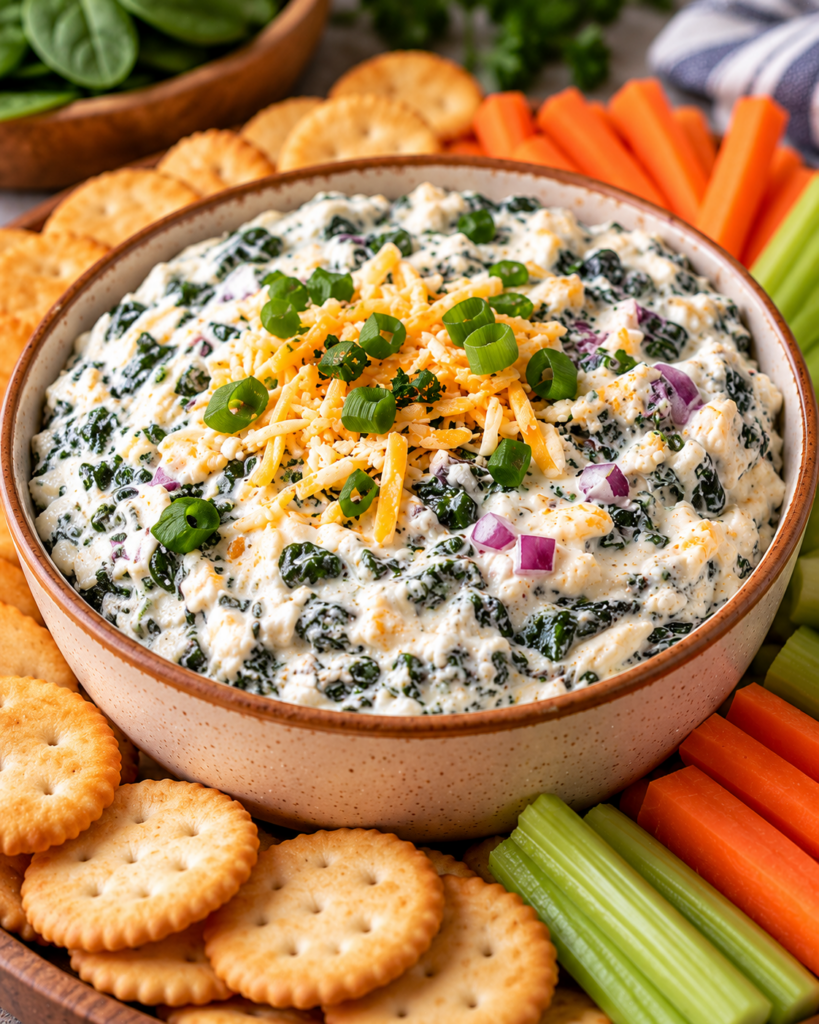 Claassic Cold Spinach Dip Recipe