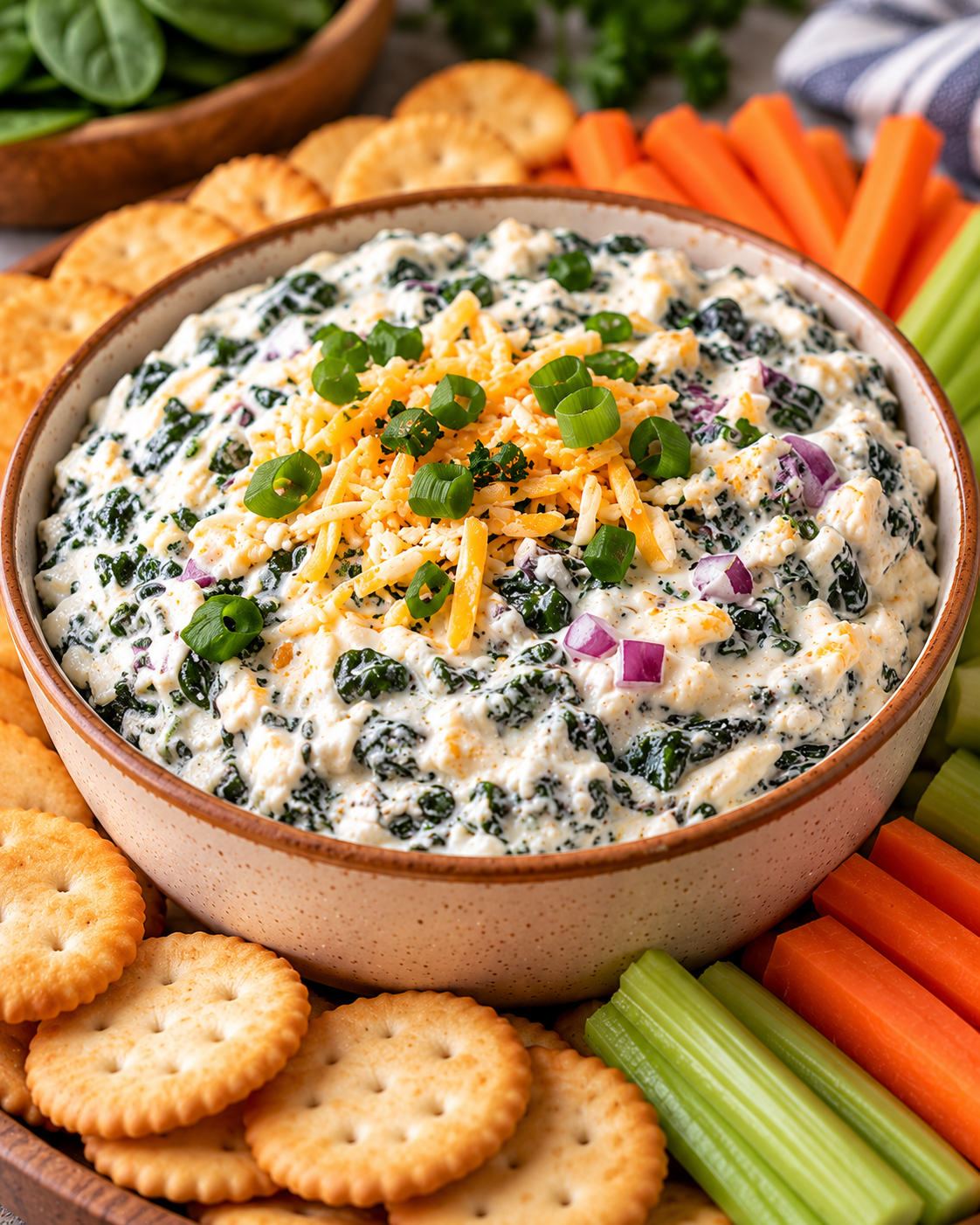 Claassic Cold Spinach Dip Recipe