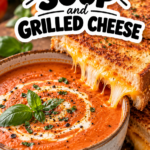 Creamy Tomato Soup and Grilled Cheese