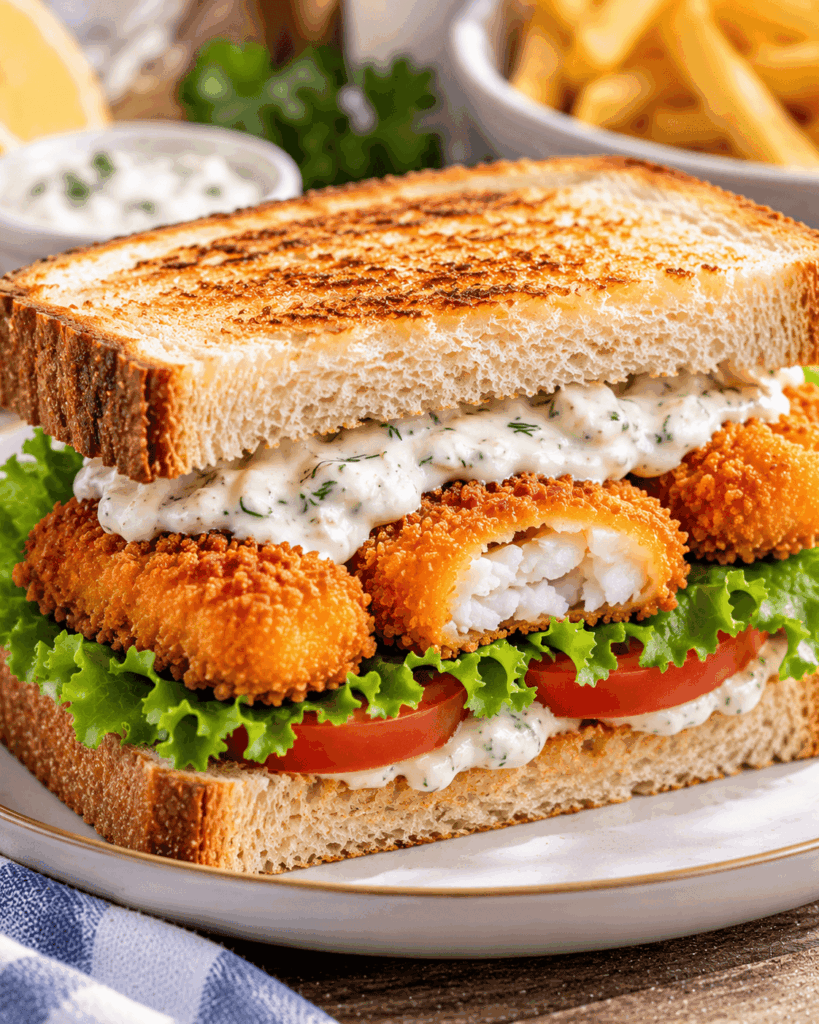 Classic Fish Finger Sandwich