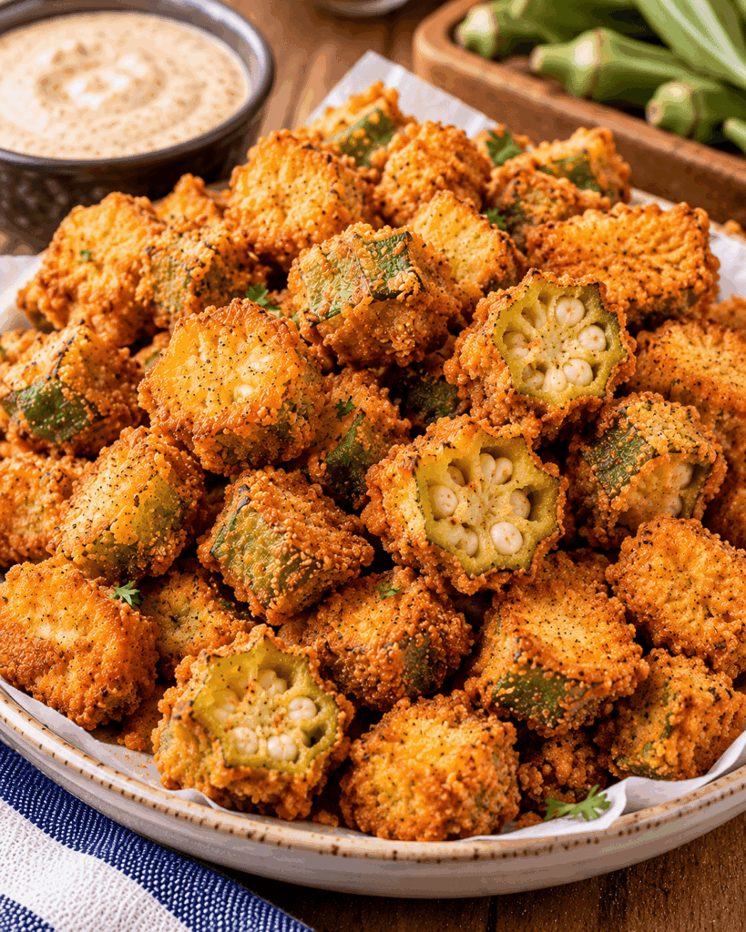 Crispy Southern Fried Okra