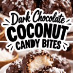 Dark Chocolate Coconut Candy Bites