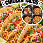 Easy Crockpot Chicken Tacos
