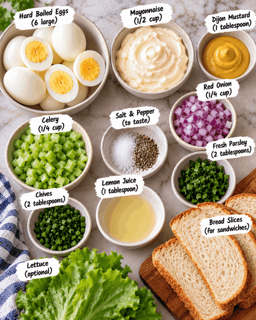 Creamy Egg Salad Sandwich Recipe