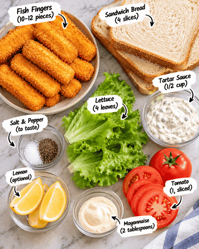 Classic Fish Finger Sandwich