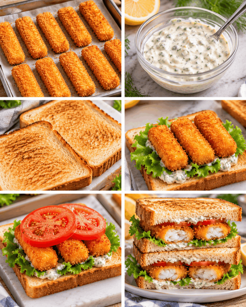 Classic Fish Finger Sandwich