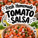 Fresh Homemade Tomato Salsa